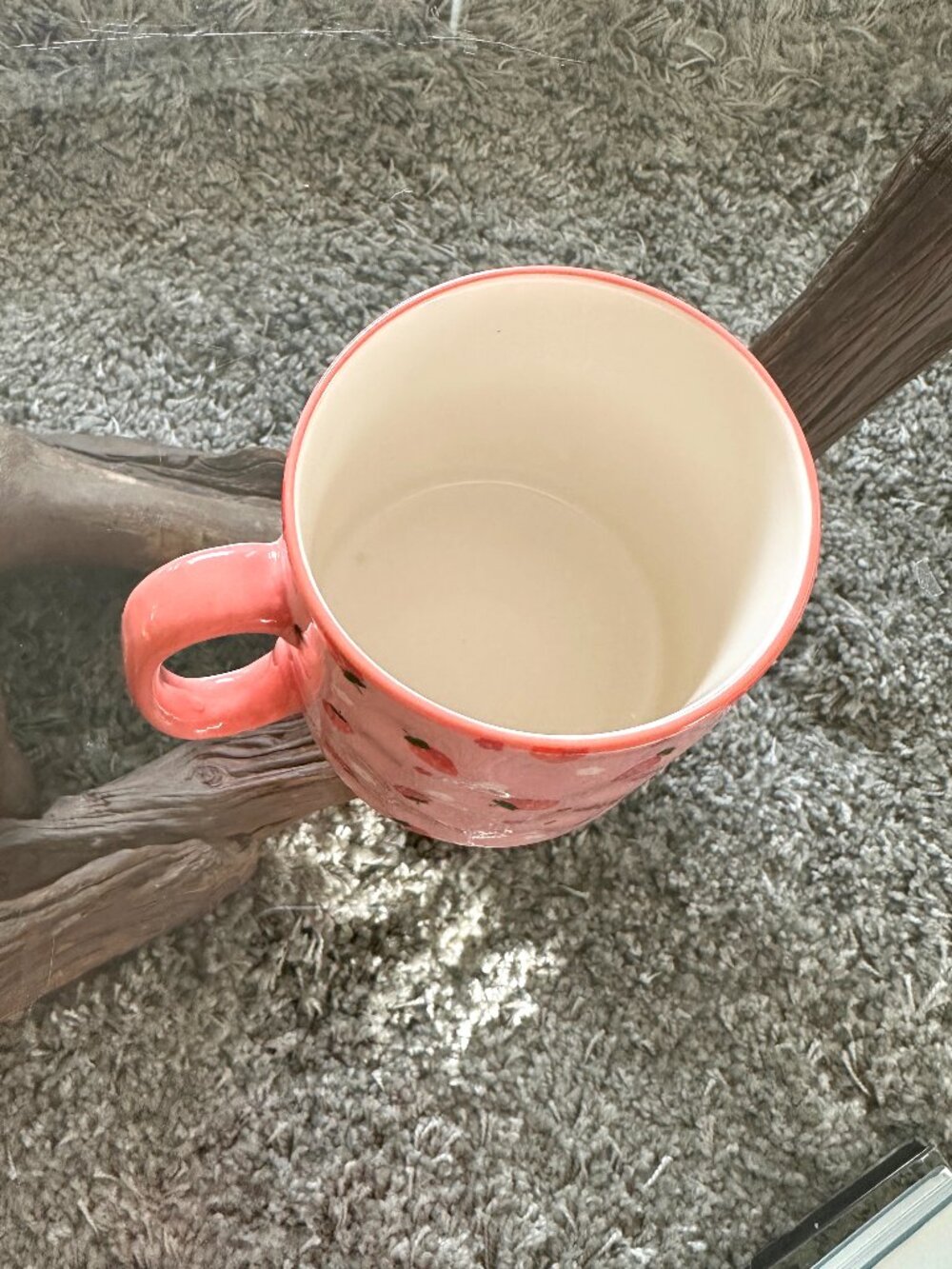 Pink Strawberry Mug Coquette Cottagecore Kawaii - Picture 3 of 6
